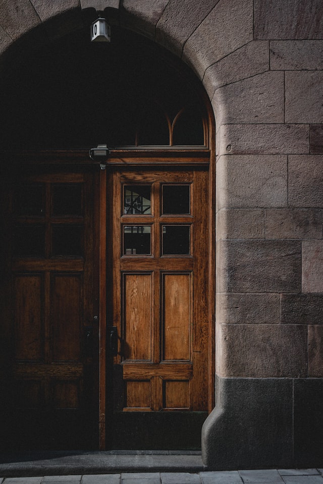 window in door